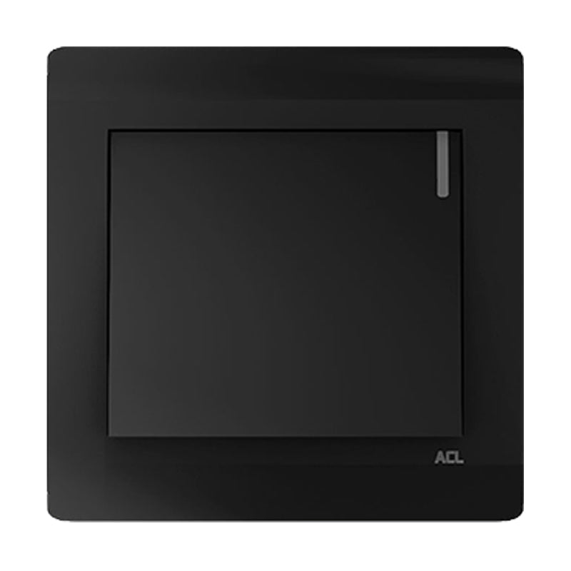 ACL Elegance Black 1 Gang 1 Way Switch