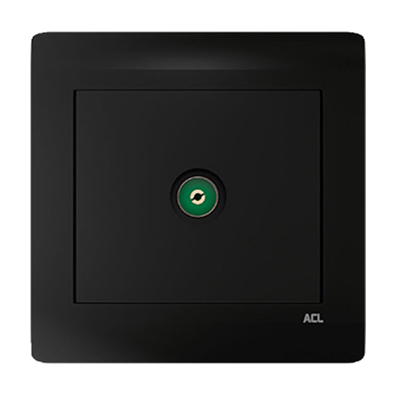 ACL Elegance Black TV Socket