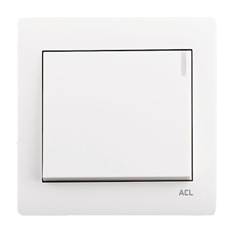 ACL Elegance White 1 Gang 2 Way Switch