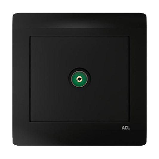 ACL Elegance Black TV Socket