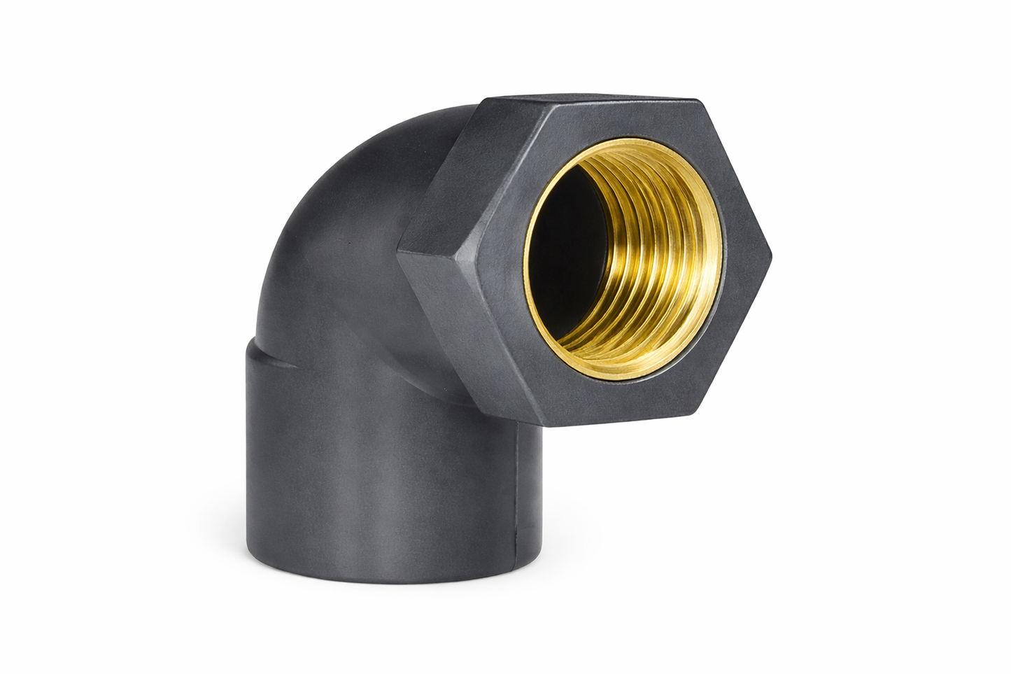 PVC F Elbow 20 PN14 Brass